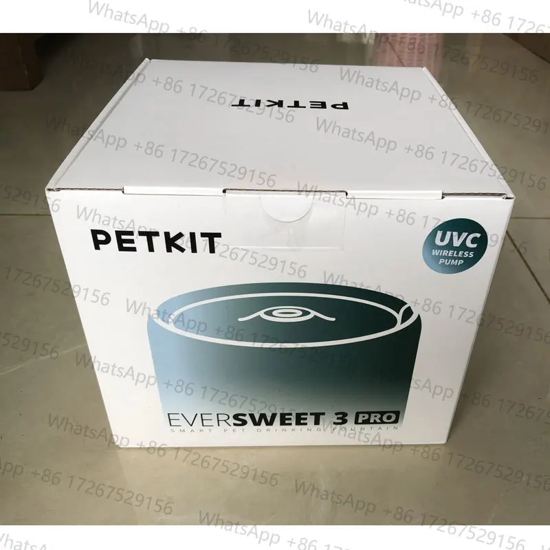Applicable toPETKIT EVERSWEET 3 PRO (Wireless PUMP/UVC) Smart Pet Water Dispenser Monitoring Remain Water Filter Status Pet Wate