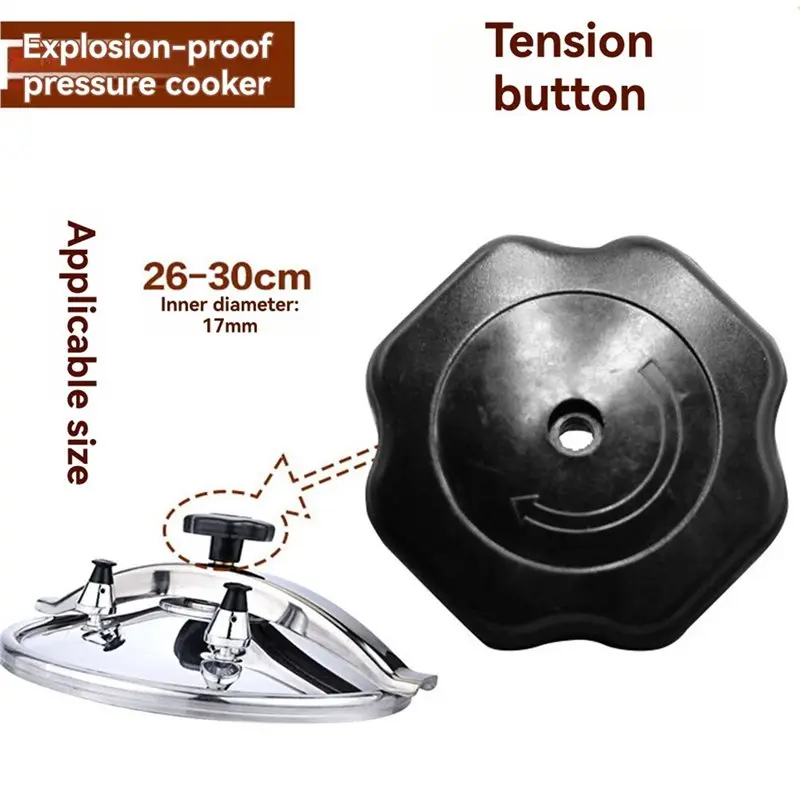 A97T 2X Pressure Cooker Replacement Knob Universal Pressure Cooker Replacement Knob Pressure Cooker Maintenance Set 26-30Cm