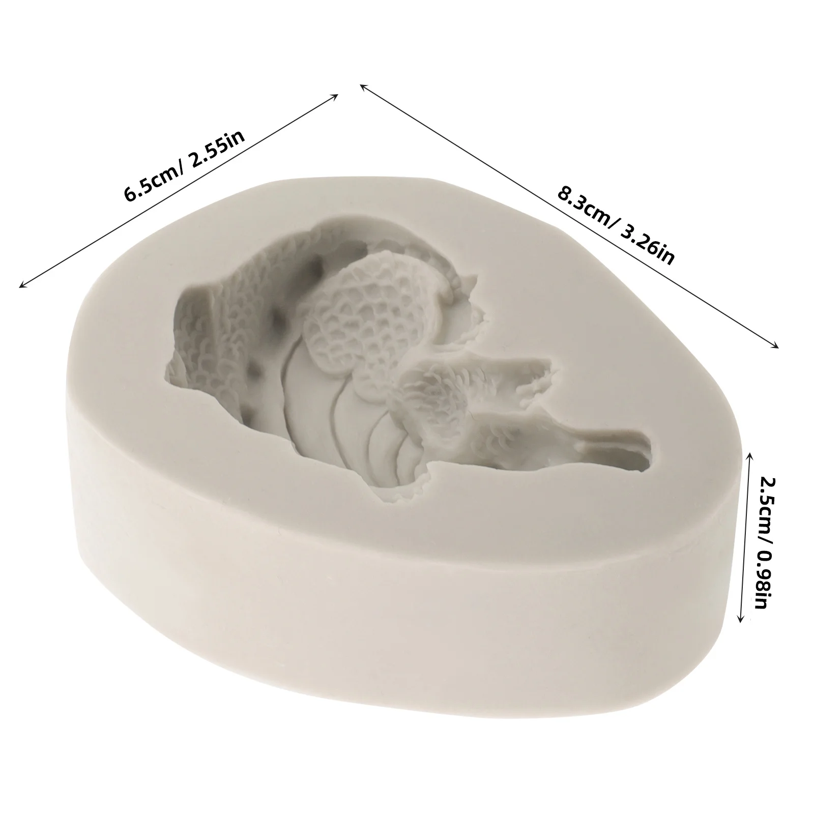 

Dinosaur Chocolate Mold Silicone Dragon Fondant Molds Cake Trays Baking Tool Easter Dinosaur Interesting Silicone Nonstick Easy