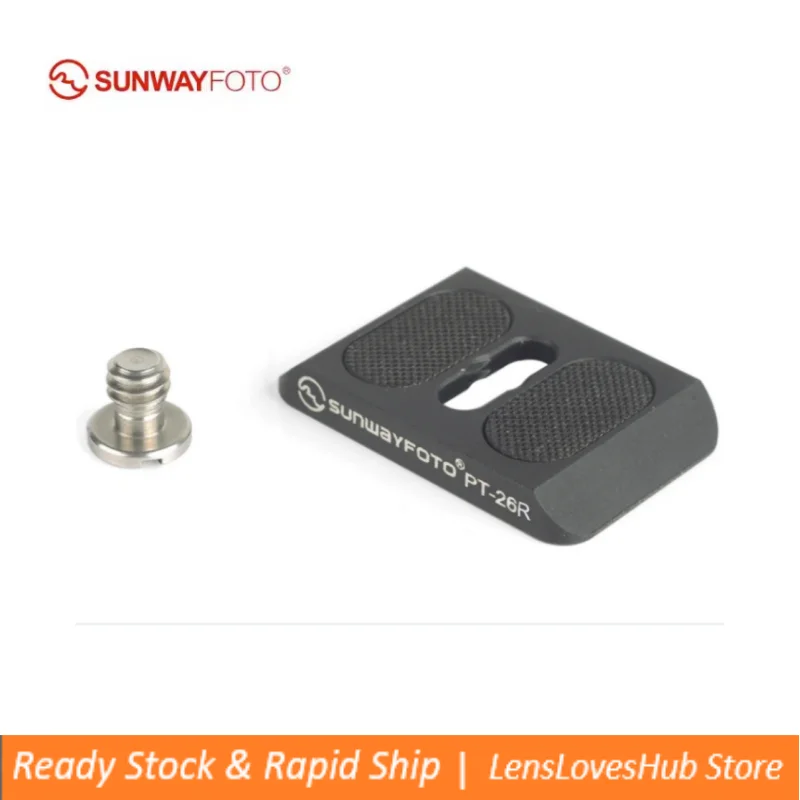 

SUNWAYFOTO PT-26R Tripod Head Quick Release Plate for DSLR Camera Tripod Head Professional Aluminum Monopod Quick Release Plate