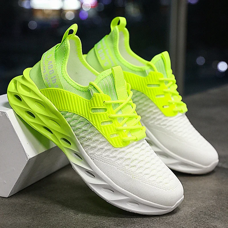 

YRZL Men's Sneakers Shoes Summer Breathable Lightweight Comfortable Mesh Sneakers for Outdoor Walking Shoes Men Running Shoes