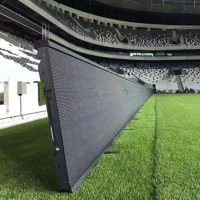 Factory Outdoor Sports Hd P6.67 P8 P10 Soccer Football Stadium Fence Led Advertising Panel Perimeter Boards Screen Display