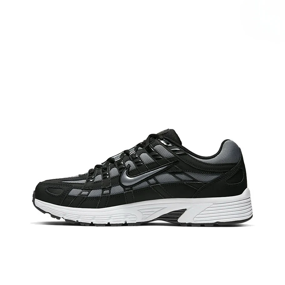 Nike P-6000 Men's Women's Running Shoes Are Functional, Comfortable, Cushioned, Slip Resistant, Wear-resistant, Retro Black/gray