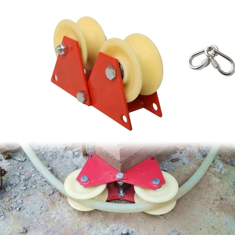 Rope Retract Protect Pulley Labor-saving Rope Anti-wear Wheel Cable Pulley Sling