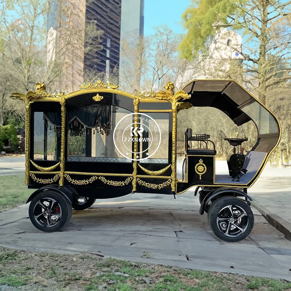 

Funeral Car Royal Horse Carriage Luxury Electric Carriage Coffin Funeral Supplies