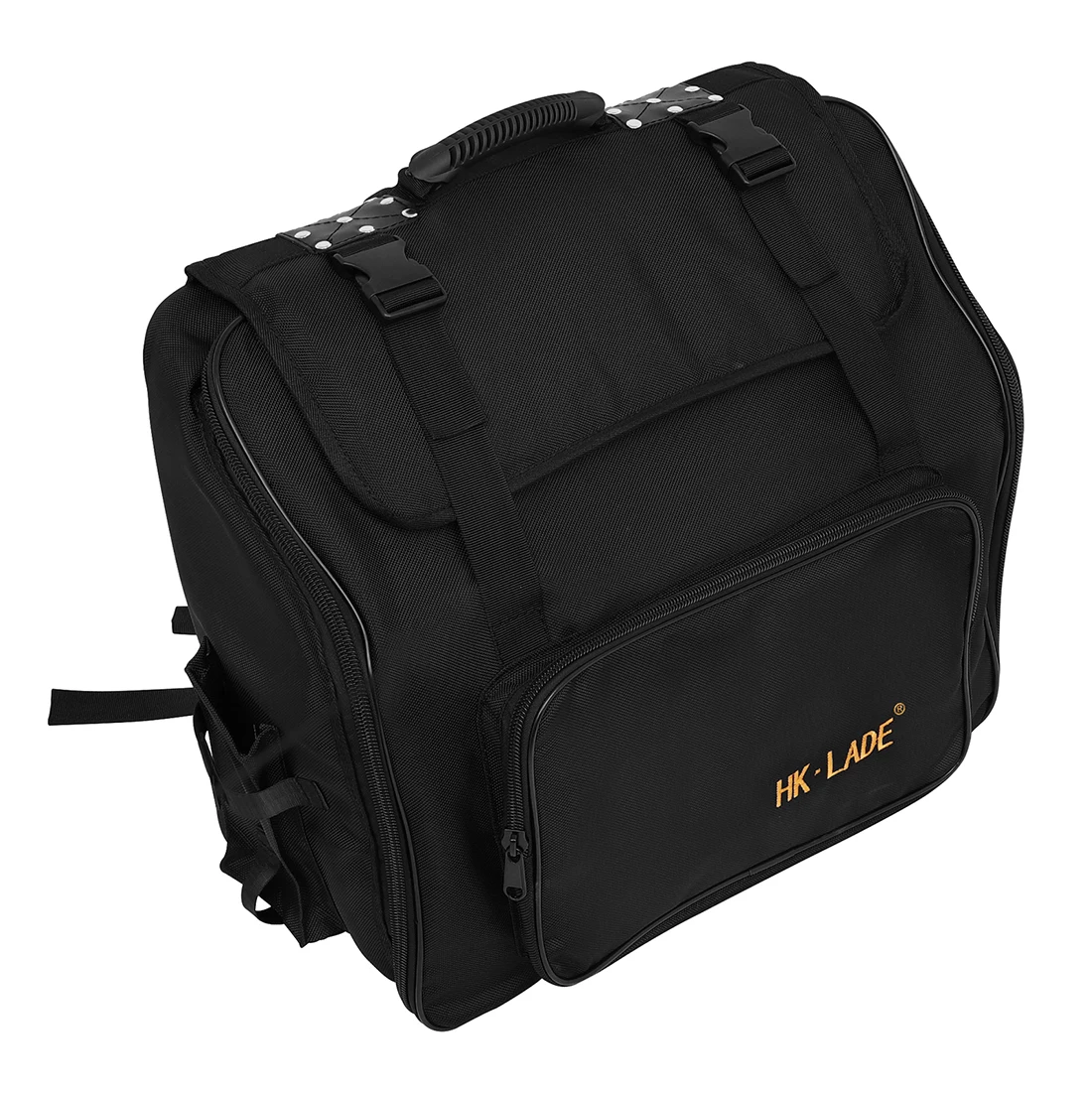 HK·LDAE Accordion Gig Bag 41 Key 120 Bass Black Accordion with Cotton Bag Waterproof Oxford Cloth Backpack Case Keyboard Parts