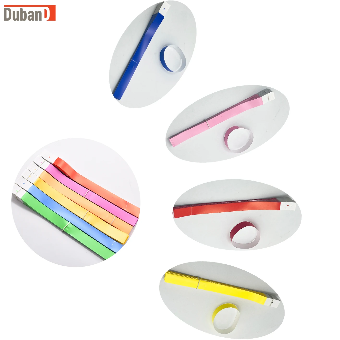 1000Pcs Synthetic Tyvek Paper Wristbands for Events Bulk Variety Neon Waterproof Bands Adhesive Armbands for Festivals,18 Colors