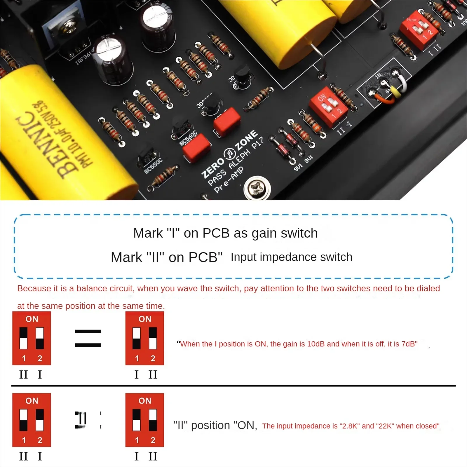 HIFI PASS P17 MOSFET fully balanced Class A front-end finished board