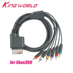 Replacement for Xbox 360 1.8m HDTV Component Composite Cord AV Audio Video Cable for XBOX360 Console 6RCA