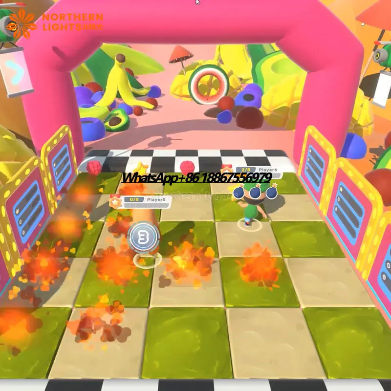 2025 Most Popular Immersive Interactive Projection Games Party Player Gamel Multiplayer Interactive Game Sports Entertainment