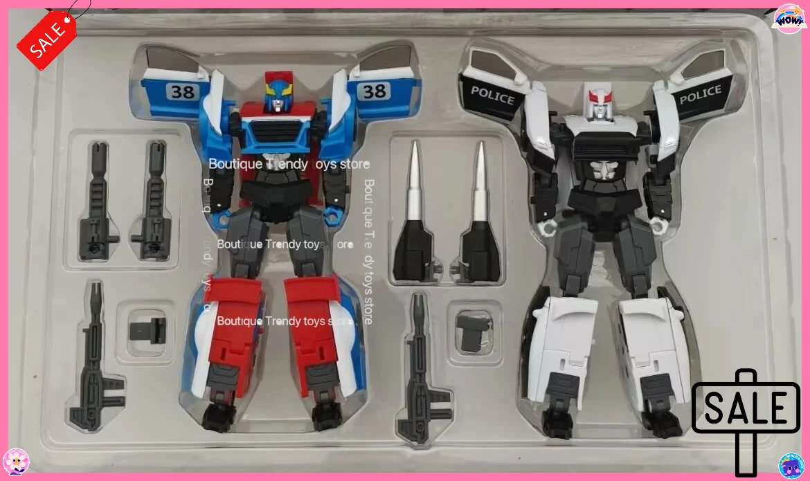 Figurine de Robot de Transformation TT HF01, modèle de patrouille Prowl à écran fumé, en Stock, 2 pièces/ensemble |   Cadeau de jouet à collectionner de haute qualité