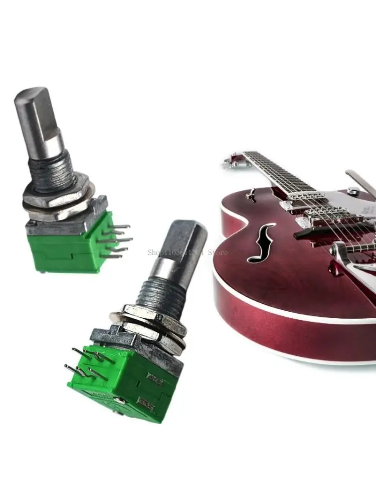  Low Noise Guitar Potentiometer Double Stacked Design Smooth Rotation Mechanism