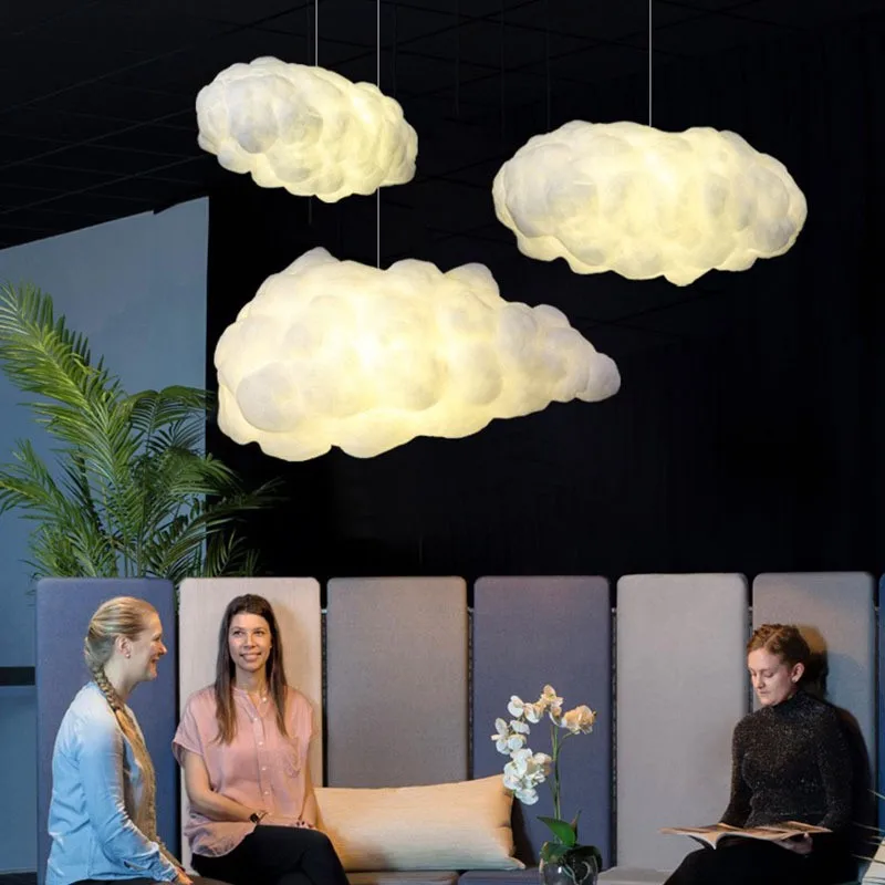 سحابة مصباح الثريا الديكور الإبداعية شخصية أضواء المطاعم الحليب الشاي متجر الأطفال الإنترنت المشاهير بسيطة #3