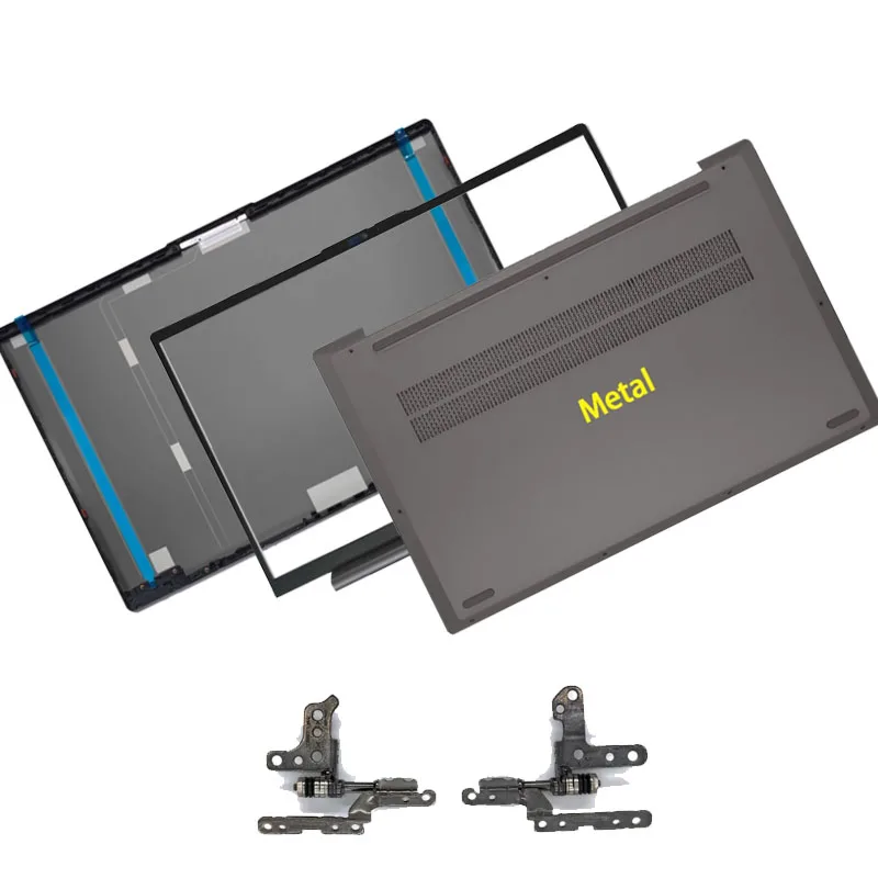 

Repalce Cover LCD Back Cover Front Bezel For Ideapad 5 15IIL05 15ARE05 15ITL05 15ALC05 2020 2021 Hinges Hinge Cover Gray Metal