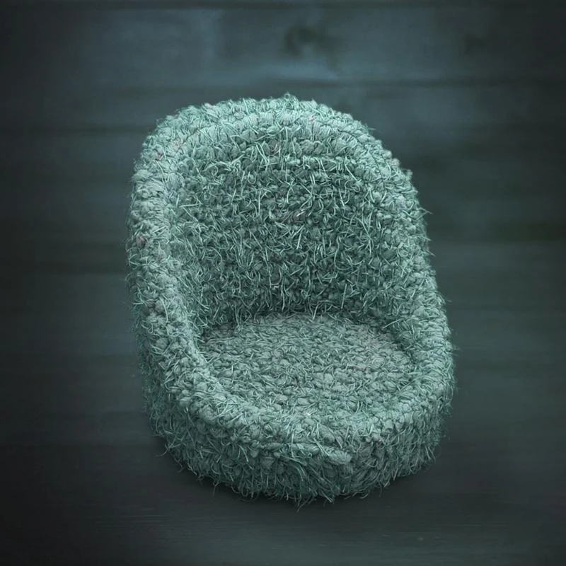 J15U Baby Photography Props Small Sofa for Seat Newborn Fotografia Seating Chair Infant Photo Accessories