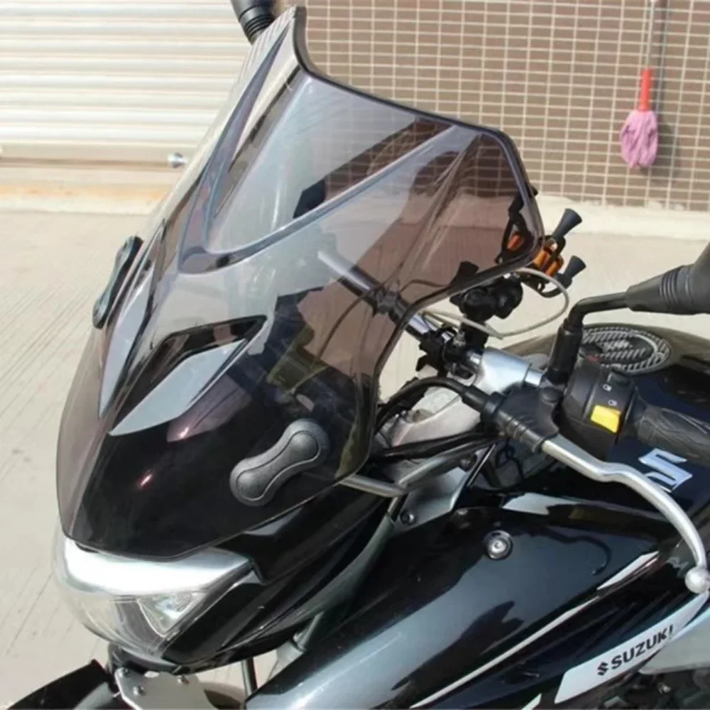 【Good quality】Fit Suzuki GW250 Motorcycle Front Windshield For Suzuki GW250 GW 250 Windscreen Wind Deflector Guide Hood