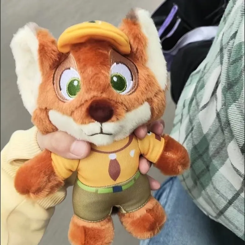 Porte-clés en peluche Disney Zootopia Nick Fox, sacs, animaux de dessin animé, poupée en peluche, pendentif, ornements mignons, cadeau d'anniversaire et de noël, jouets tendance