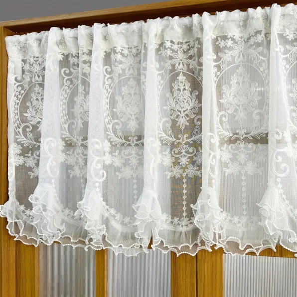 1 PC American Style Short Curtain Cabinet Blocking Door Curtain Arch Curtain
