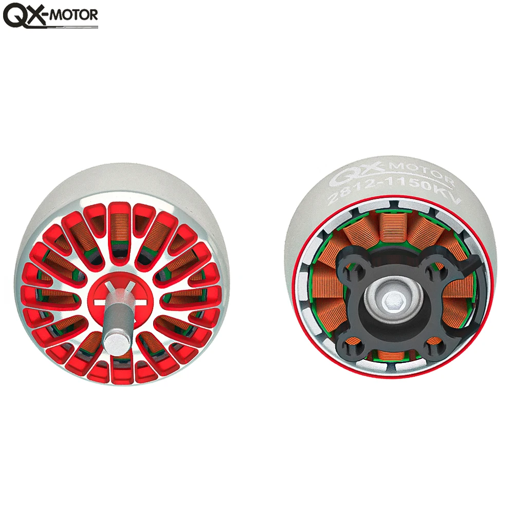 QX-MOTOR Motore Brushless QX2812 900KV 1150KV Nero Bianco Motore per RC FPV Aerei Elicotteri Multirotore Drone Parti ad ala fissa