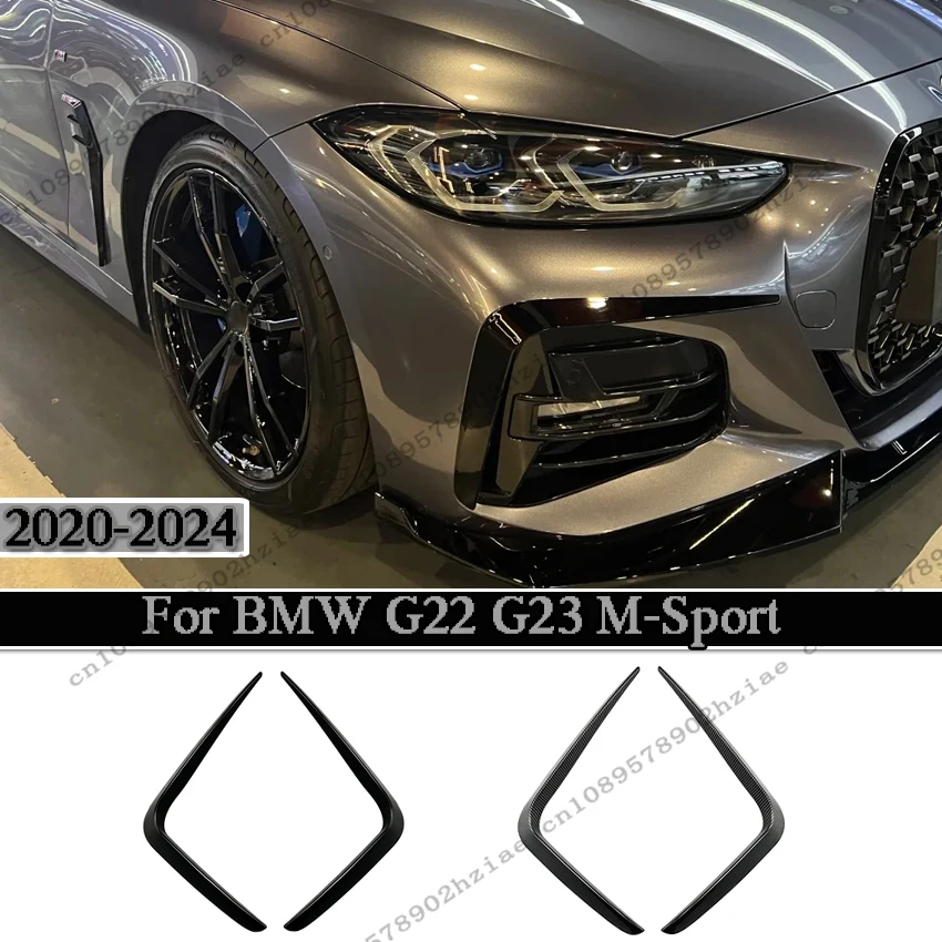 

Передняя противотуманная фара, рамка, накладка, гоночная наклейка, решетка из АБС-пластика для BMW 4 серии G22 G23 M-Sport 420i 430i M440i 2-дверная 2020-2024