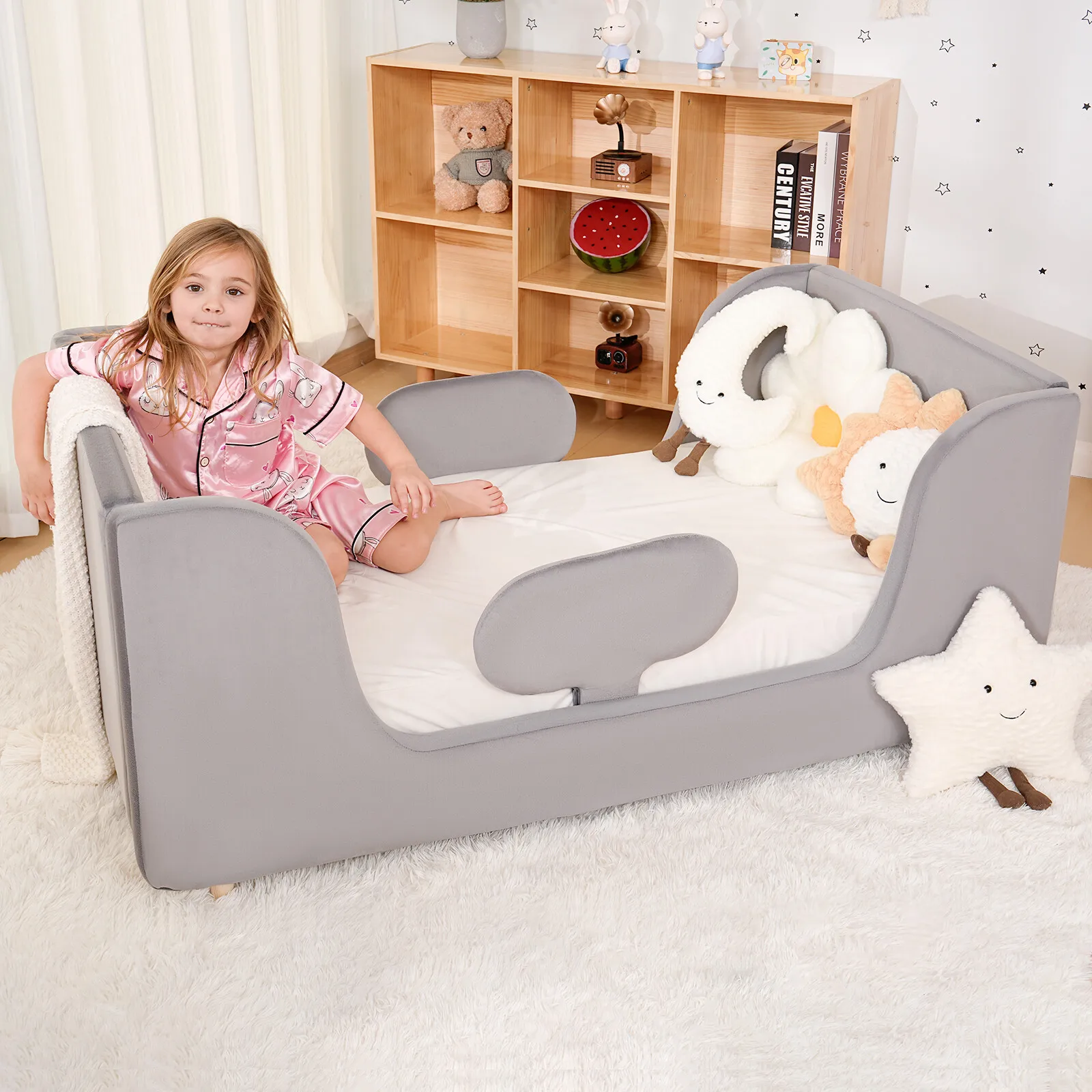 H&Zt Toddler Bed, C…