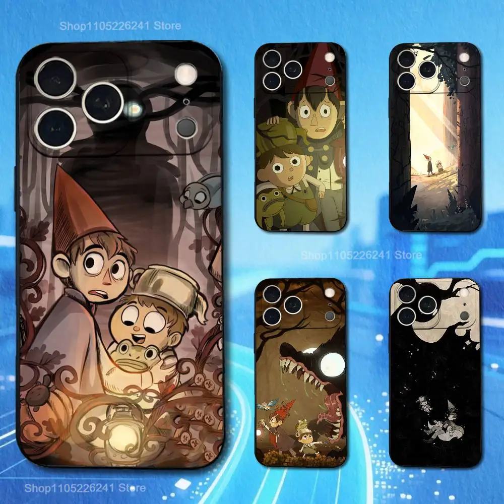 

O-Over T-The G-Garden W-Wall Phone Case For iPhone 17,16,15,14,13,12,11,Plus,Pro Max,XS,X,XR,SE,Mini,8,7,Soft Silicone Black