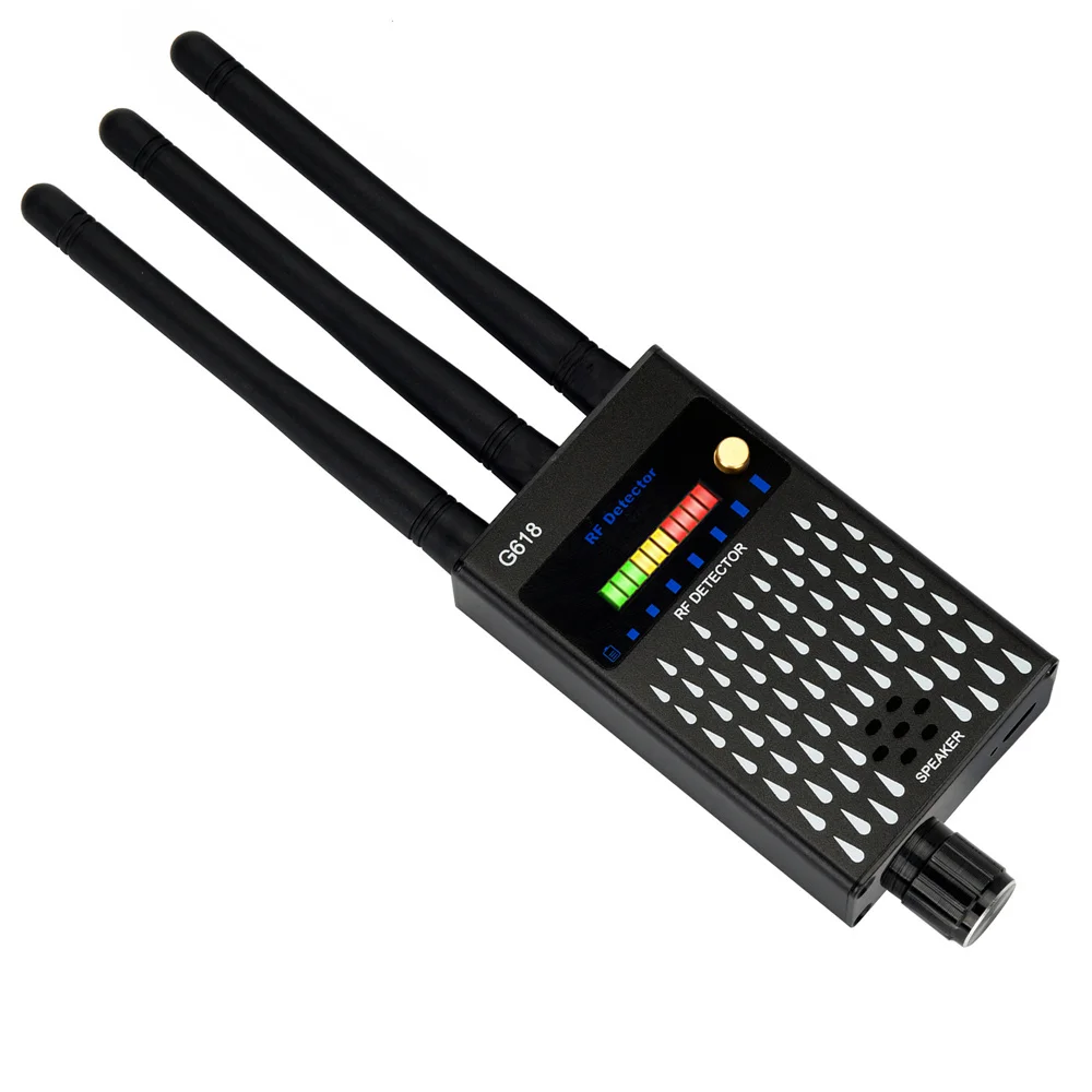 Imagem -04 - Wireless rf Signal Detector Dispositivo Gsm Localizador Gps Tracker Finder Proteger a Privacidade Anti Wiretapping Spy-câmera Detectar Scanner