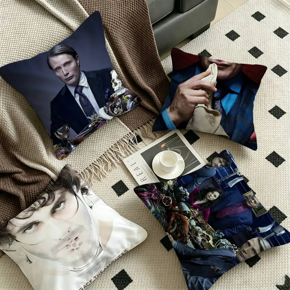 H-Hannibal Classic Vintage Cushion Cover Inches Farmhouse Decor Home Throw Pillow Covers for Couch Decorations