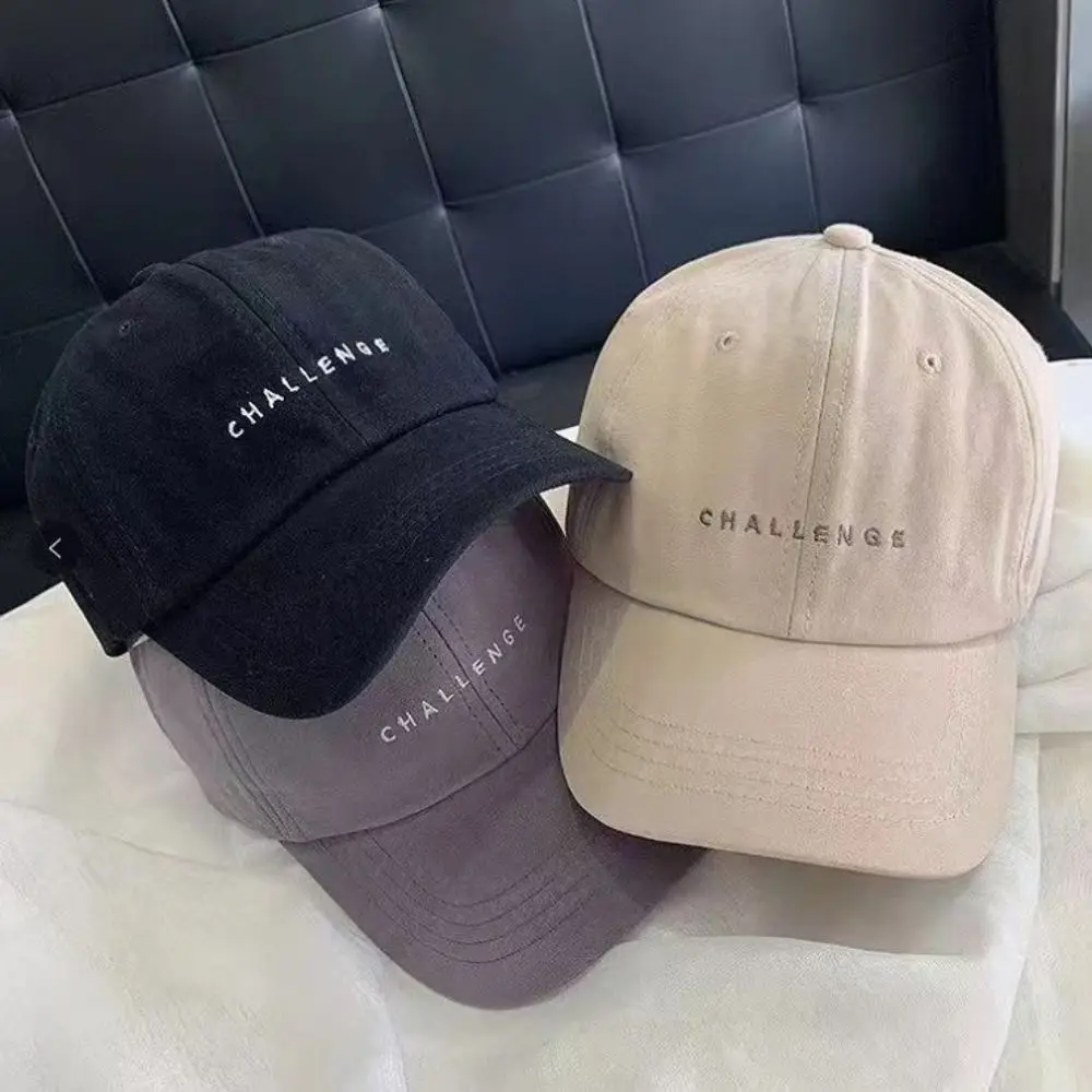 CHALLENGE Baseball Caps for Women Men Spring Summer Letter Embroidery Sun Snapback Visors Cap Casual Hip Hop Dad Hats