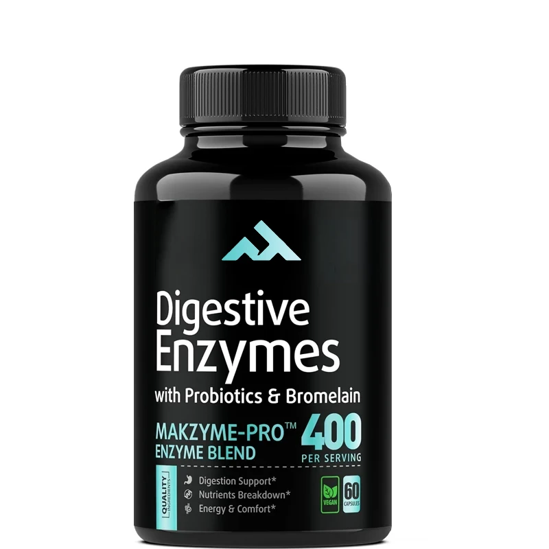 

Digestive Enzymes Containing Probiotics - Relieve Bloating, Intestinal Health Supplement, Lactase for Digestion -60 Capsules