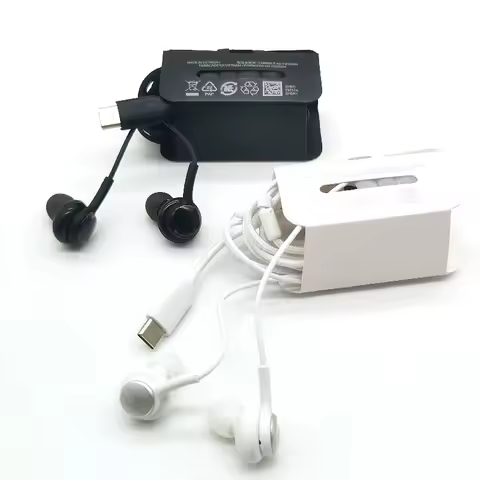 For Samsung Earphones AKG Type C In-Ear Wired With Mic Headphones For Galaxy S24 S23 S22 S21 S20 Note 20 Ultra 10 Type C Headset