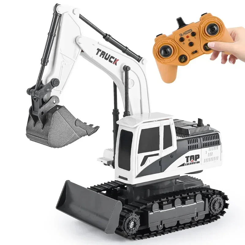 2.4G 1/20 RC Excavator Truck Remote Control 11CH Engineering Vehicle Crawler Car Model Children Kids Toys Boys Christmas Gifts