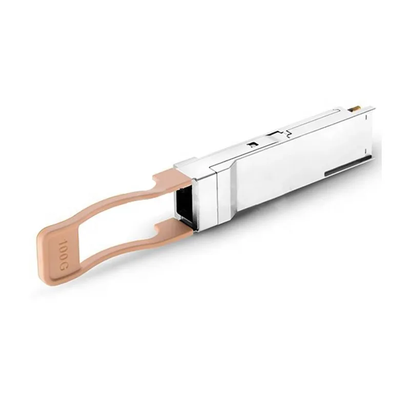 

100G QSFP28 SFP Module 100m 850nm MPO Connector SR4 Fiber Optic Transceiver for 4G 3G GSM POE WIFI Networks Used Transceiver