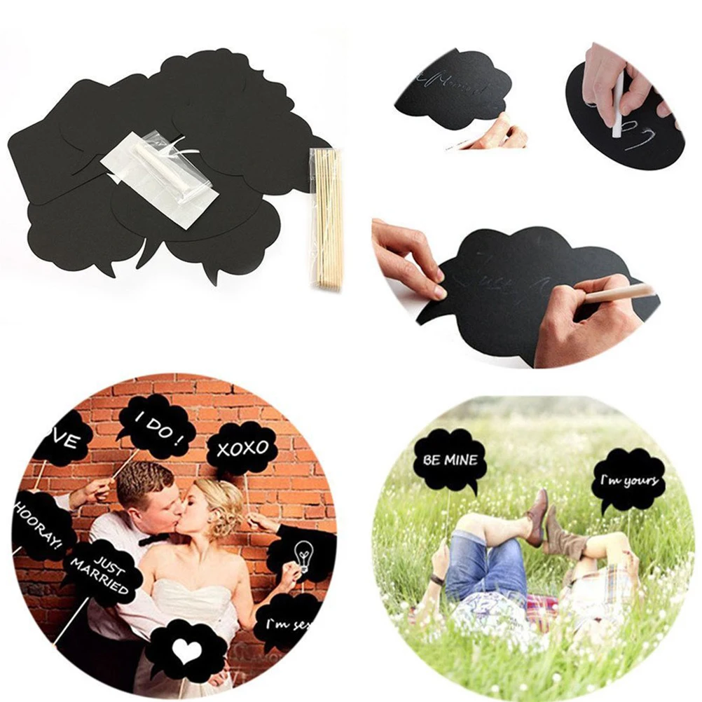 

Blackboard Paper Party Decoration Props Party Props Photo Booth Wedding Decoration Gifts Birthday Selfie