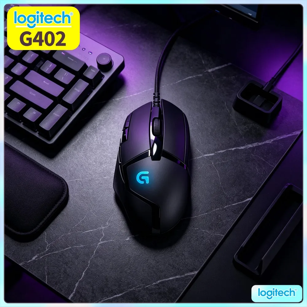Logitech G402 Gaming Mouse 500 IPS Tracking Stable USB Desktop Long‑Hour Marathon Gear