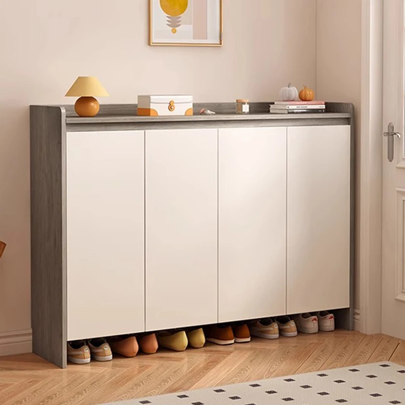 Scarpiera estetica bianca verticale salvaspazio dormitorio universitario elementi essenziali scarpiera interna Muebles decorazione del soggiorno