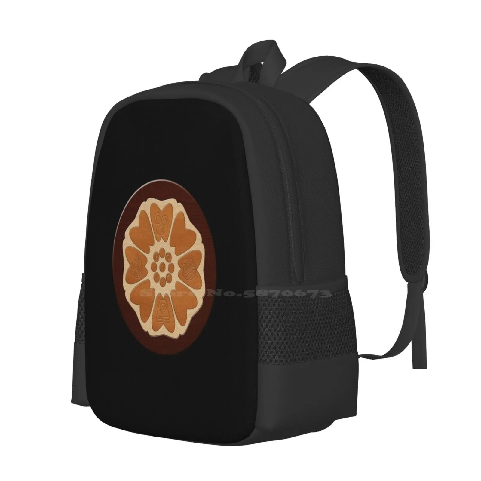 Order Of The White Lotus New Arrivals Unisex Bags Student Bag Backpack The Last Airbender Order White Lotus Pai Tile Sho