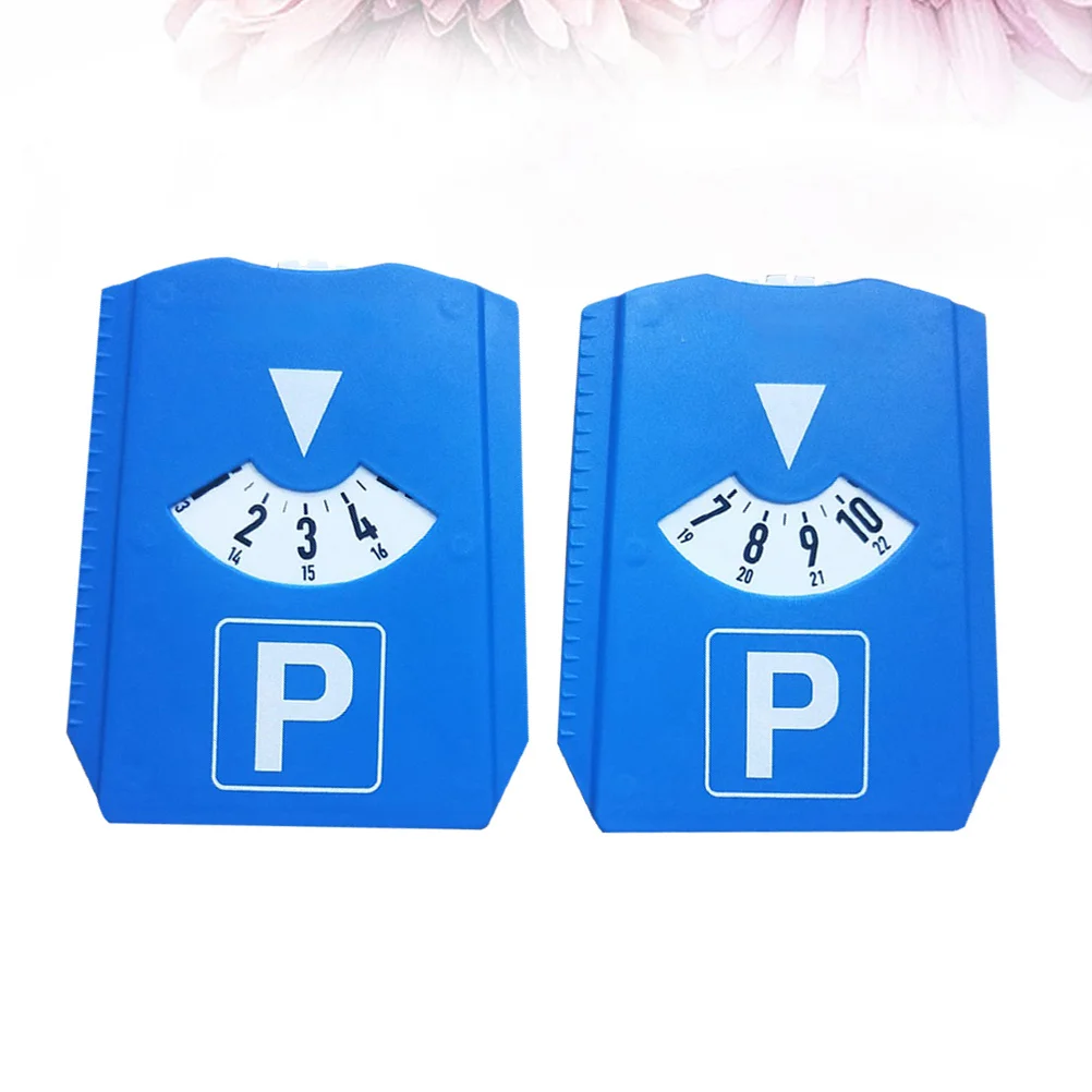 

2pcs Ice Scraper For Car Windshield Snow Removal Parking Time Display Disc Durable Plastic Blade No Scratch Portable Snow Shovel