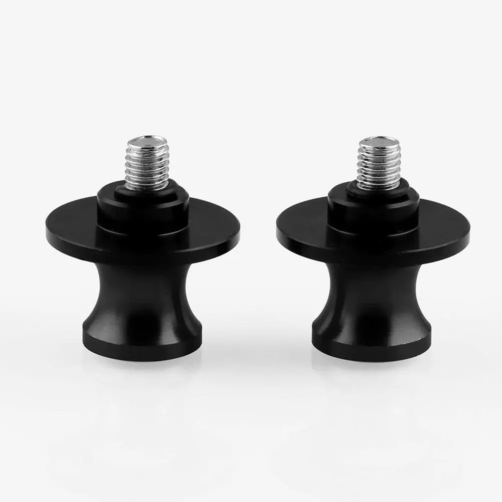 

2 шт. черные алюминиевые втулки-слайдеры для маятника мотоцикла с ЧПУ, аксессуар для гоночных мотоциклов, для защиты маятника при падении