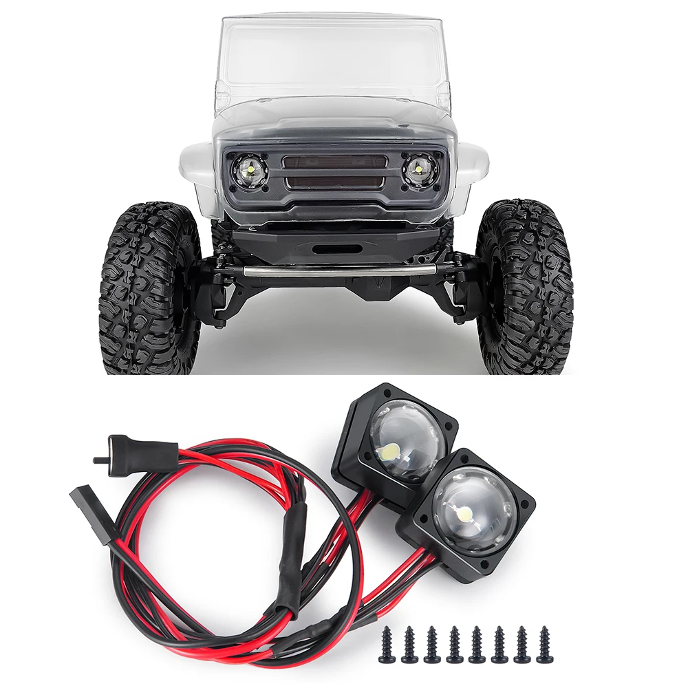 AXSPEED RC Car LED Light Headlights Taillight for Vanquish Products VS4-10 Phoenix VPS09007 1/10 RC Crawler Car Upgrade Parts