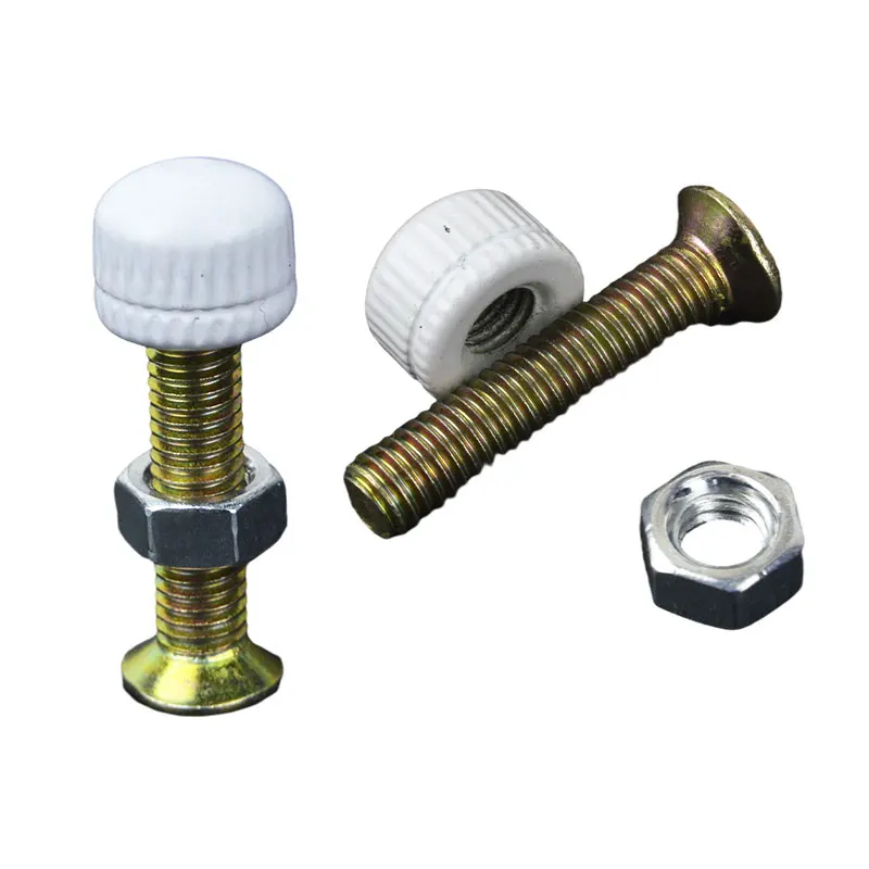 M5*0.8 Screws Nuts Lamp Accessories Hardware Iron Lighting Parts Hanging Plate Fixed Screws M5 Nut Set