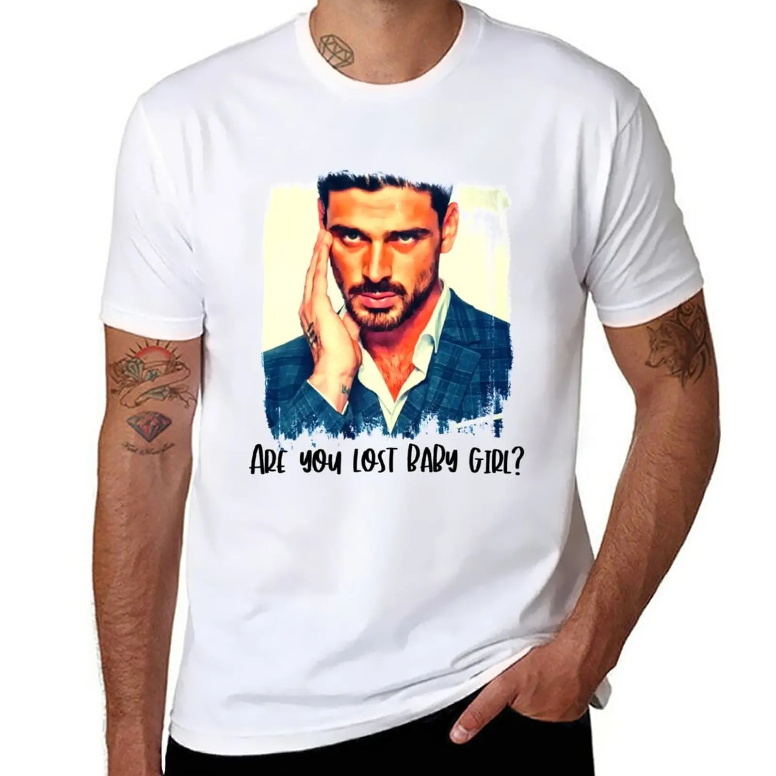 

New Are you lost baby girl Netflix 365 dni days massimo movie Laura Poland T-Shirt custom t shirt slim fit t shirts for men