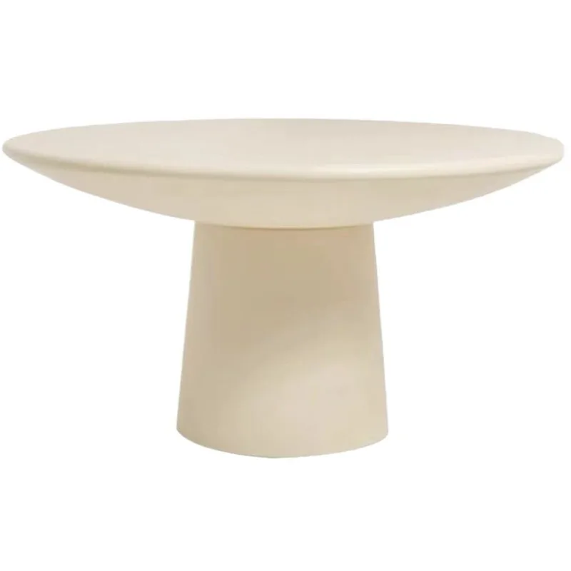 hair Fiberglass Elephant Leg Cream Wind Homestay Table Sales Office Negotiation Table Mushroom Universal Living Room
