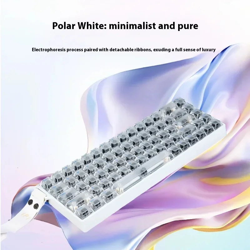 IPI FLASH 68 Pro Interruttore magnetico Tastiera da gioco Cablata 8K RT0.01mm 0.125 ms Ritardo PC ARGB Luce E-Sport Elettroforesi CNC