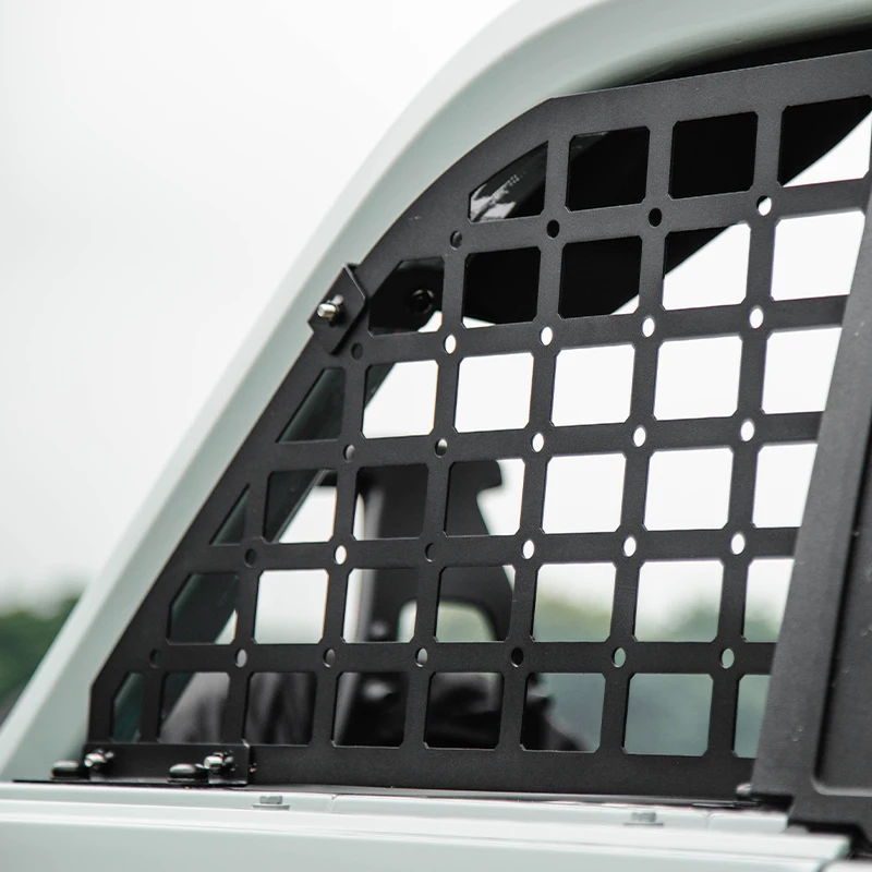 2 Stuks D-Stijl Zijophangnet Voor Ford Bronco 2021-2024 4-deurs Aluminium Expansie Opbergrek Voor Kofferbak Zijraam