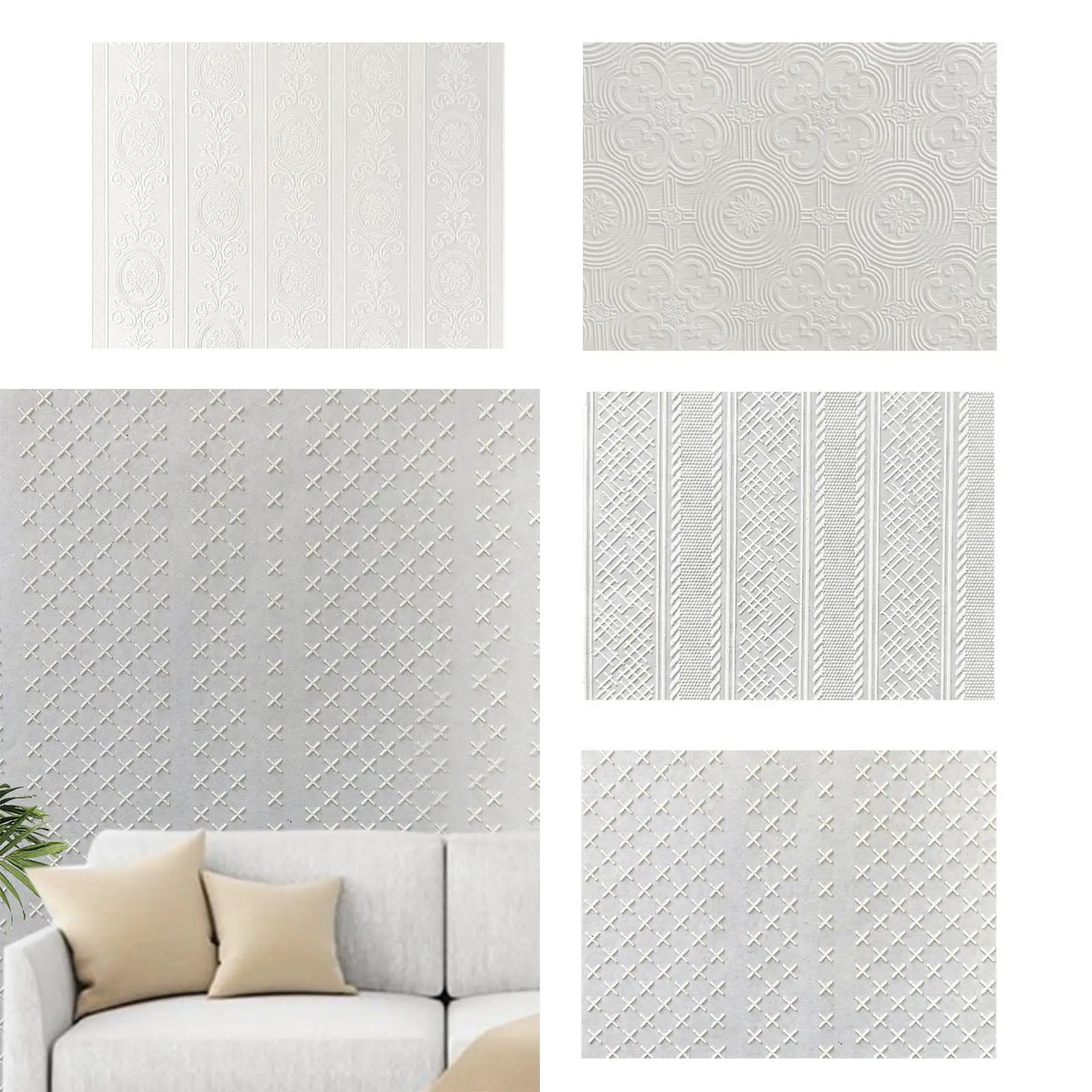 

Обои для покраски, настенный декор, нежные высокопроизводительные украшения, окрашиваемые обои для спальни, кабинет