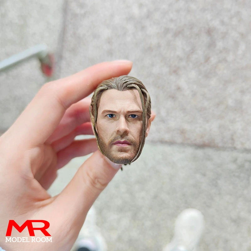 Elite Speelgoed 1/6 Chris Hemsworth Vlecht Haar Hoofd Beeldhouwen Carving Model Fit 12 ''Mannelijke Soldaat Action Figure Body Poppen