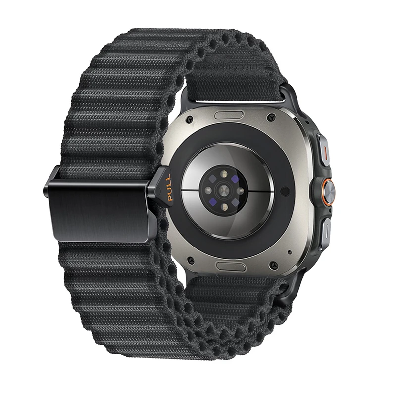 Sport-Trail-Armband für Samsung Galaxy Watch Ultra2 2026, Nylon-Schlaufenband, Correa für Samsung Galaxy Ultra 47mm, Armband ohne Lücken