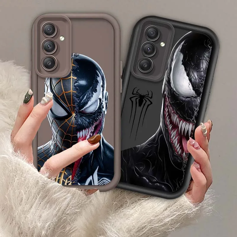 

Spider-Man Venom Cool Hot Art Phone Case For Samsung A71 A52 A51 A34 A33 A22 A16 A15 A13 A04 A06 Note 20 Ultra 5G Eye Ladder