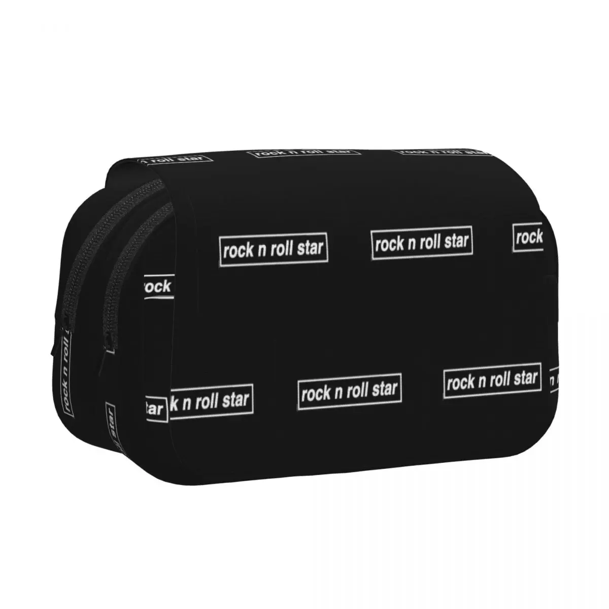 Rock N Roll Star Pencil Cases Pen Holder Hard Shell Leather Large Capacity Pen Box Pencil Bag for Boys Girls Gifts